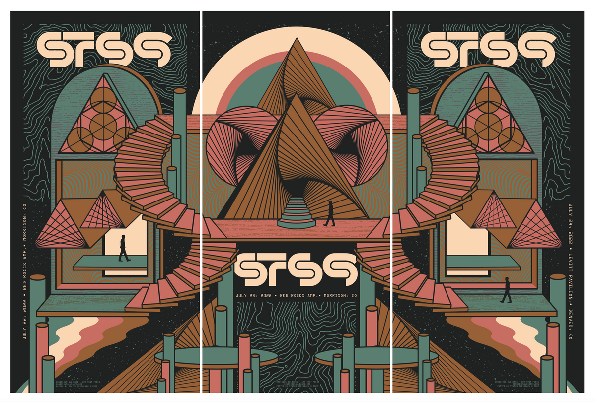 STS9 Colorado Run - 2022 (3 Panel)
