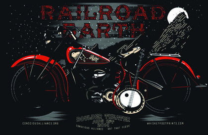 Railroad Earth Boulder - 2014 (Black)
