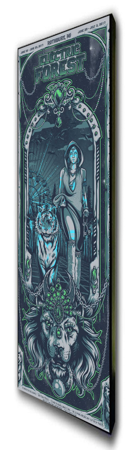 Electric Forest Festival - 2017 (Lion) (Canvas)