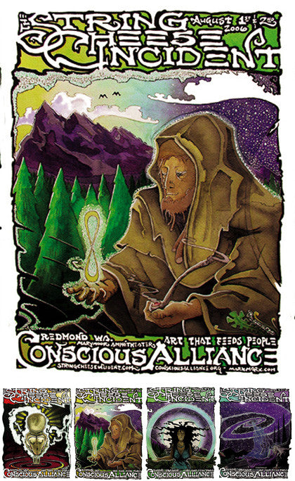 The String Cheese Incident Redmond / Eugene - 2006 (4 Panel)