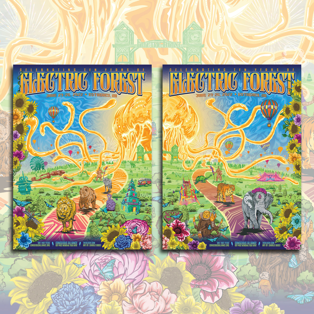 Electric Forest Festival - 2022 (Posters)