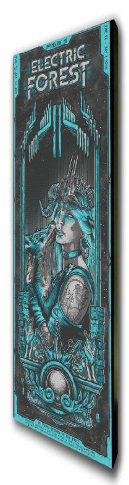 Electric Forest Festival - 2018 (WOMAN ON RIGHT SIDE) (Canvas)