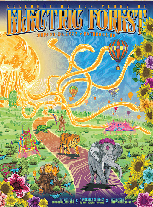 Electric Forest Festival - 2022 (Elephant) (Canvas)