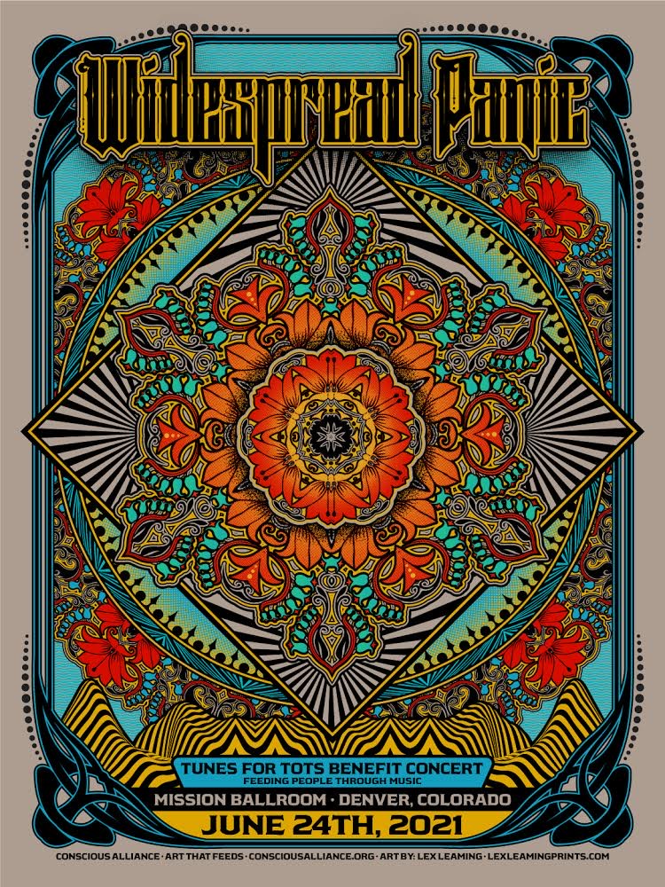 Widespread Panic Denver - 2021